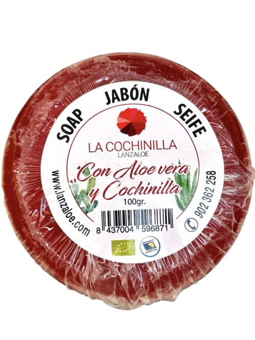Jabón Aloe Vera y Cochinilla | Lanzaloe